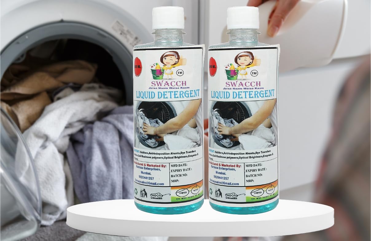 swacchSwacch Liquid Detergent (500ml) (Pack of 2) Jasmine