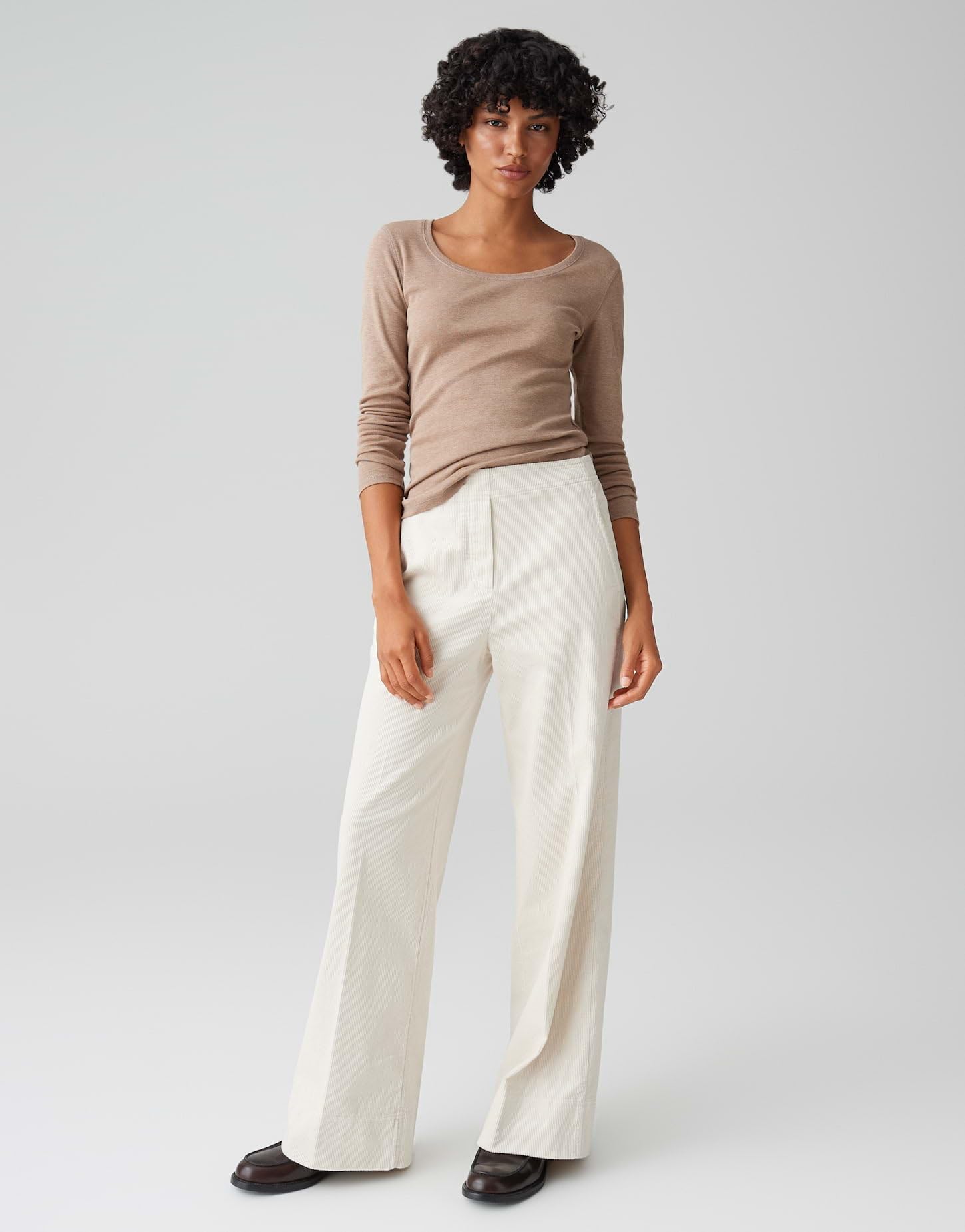 OPUS Damen Wide Leg Pants | MILENI Cargo Wide Leg Jogpants aus Cord