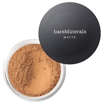 bareMinerals Original Matte Loose Powder Foundation SPF 15, Clean Mineral Powder Face Makeup, Sheer-to-Full Coverage, Reduces Shine, Dermatologist-Tested, Skin-improving Makeup For Sensitive Skin