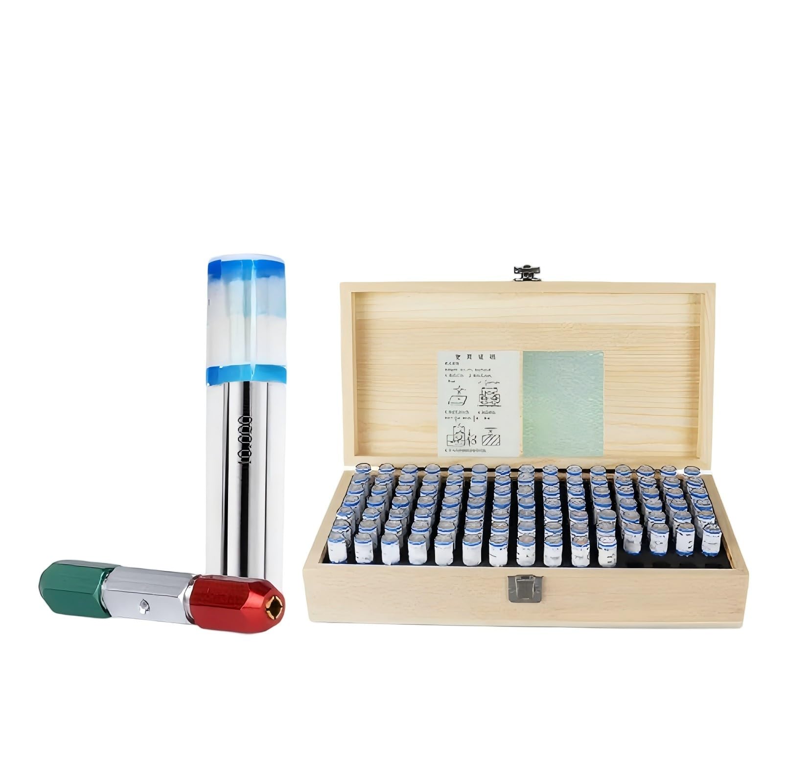 Set di calibri for perni da 101pezzi intervallo 5-6mm incremento 0,01mm