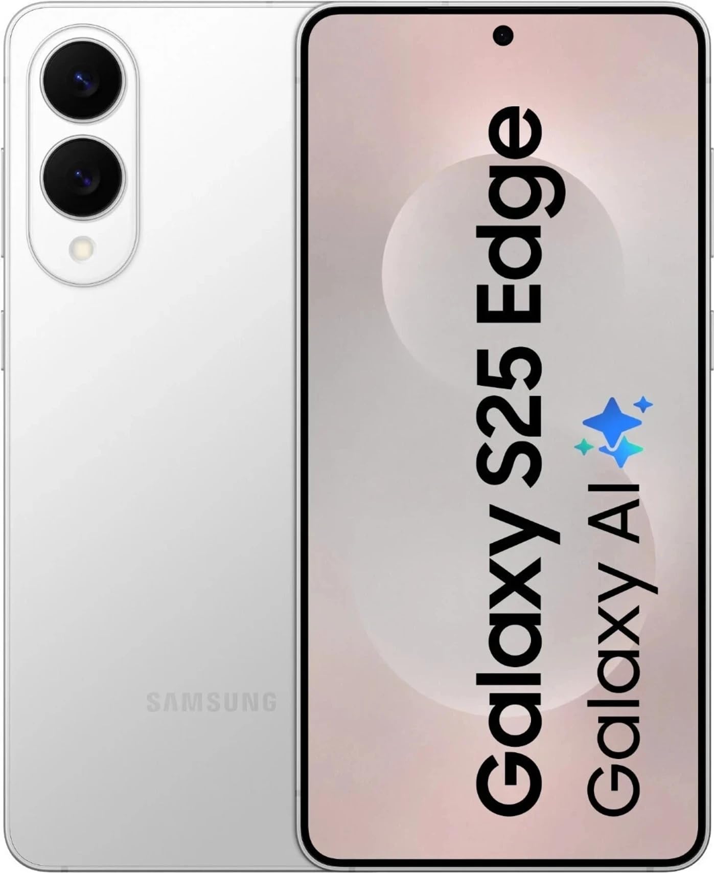 Samsung Galaxy S25 Edge 5G (Titanium Silver, 12GB RAM, 256GB Storage) 
