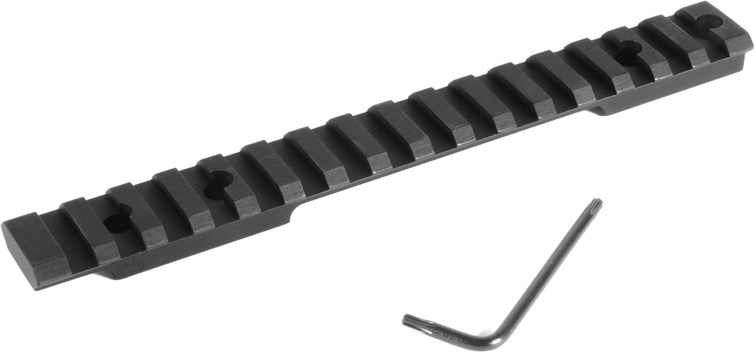 EGW Evolution Gun Works HD Savage Round Back Short Action Picatinny Rail Scope Mount 0 MOA (80300)