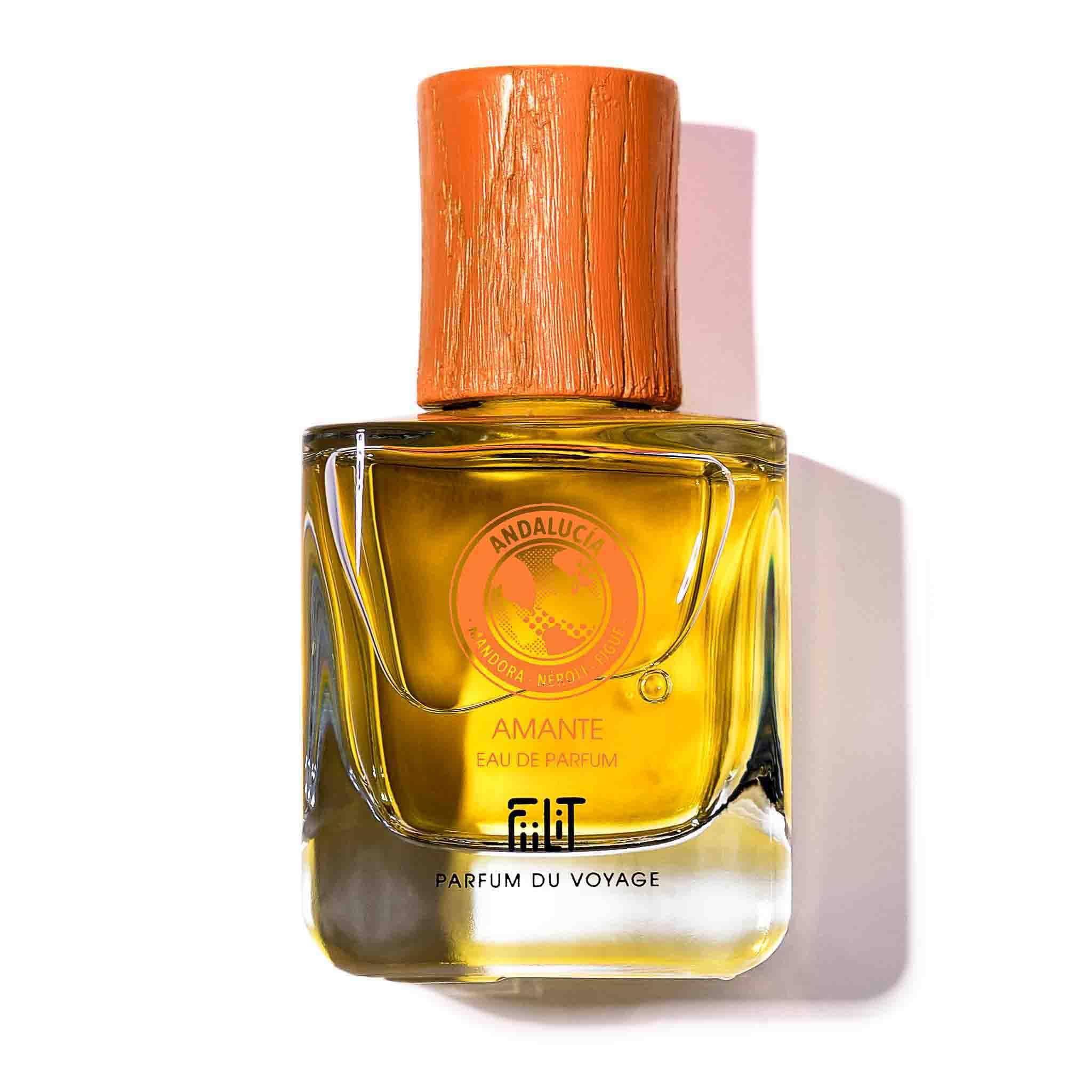 Naturalna woda perfumowana ANDALUCIA 50 ml - FiiLiT perfumy podróżne - mieszane - dla kobiet i mężczyzn - Spray do wielokrotnego napełniania - Fajna Mandora Neroli Figi