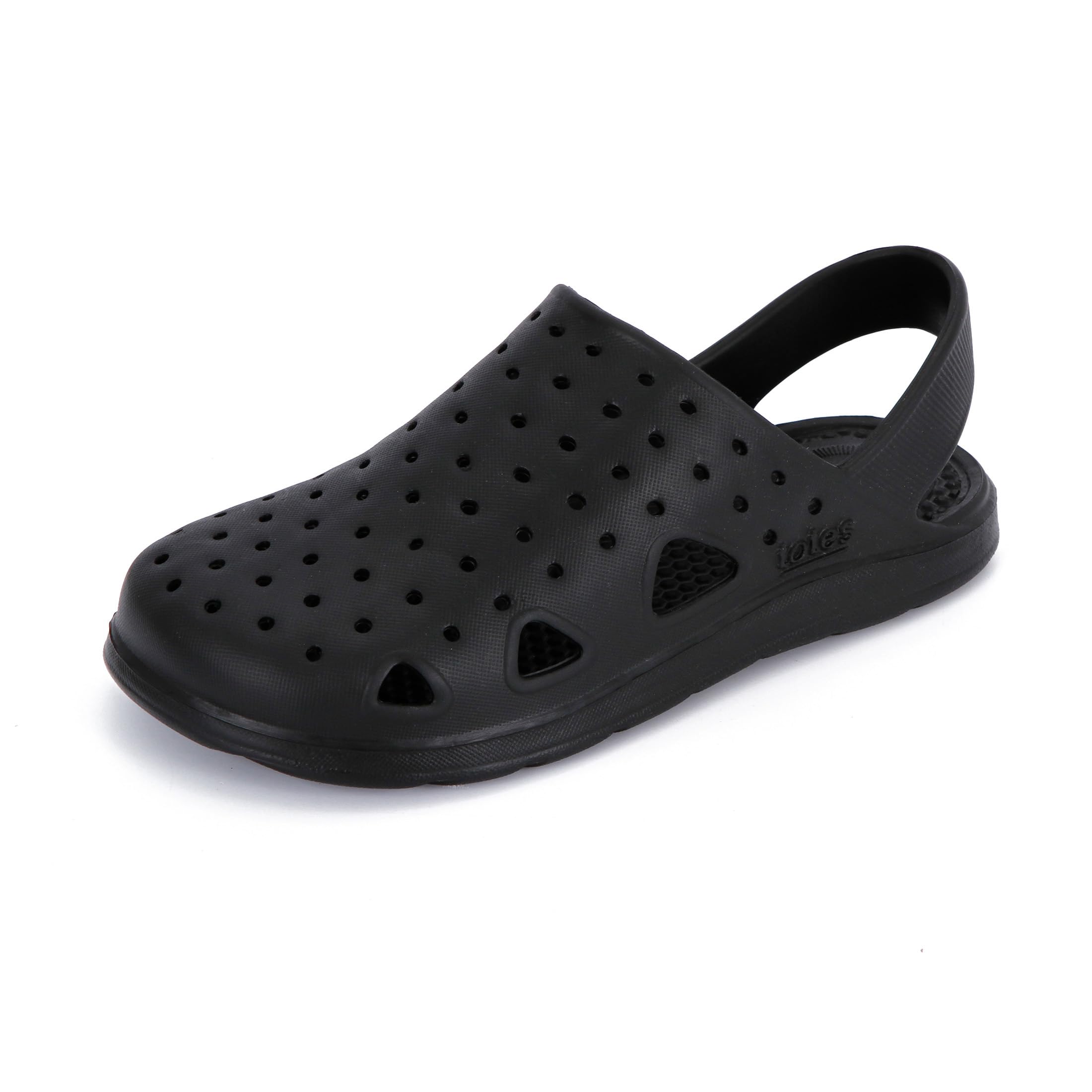 Totes Kids' Everywear Splash and Play Clog Sandals with Heel Strap