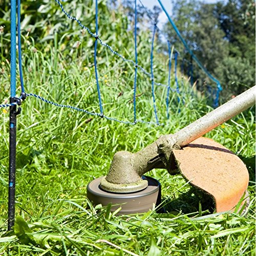 VOSS.farming 50m Wildabwehr Netz, Wildschweinnetz, blau, Weidezaun Wildschutzzaun Wildschutznetz Wildschwein vertreiben