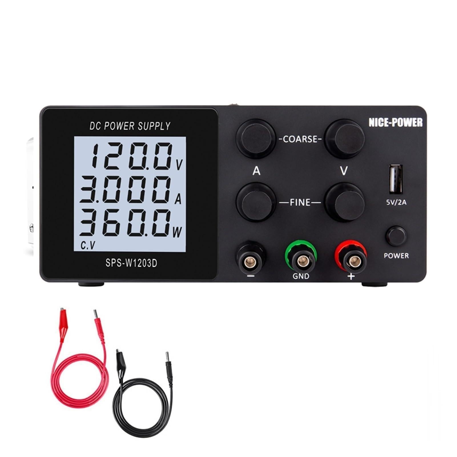 Alimentation de banc LCD 120V pour équiper votre atelier de réparation électronique