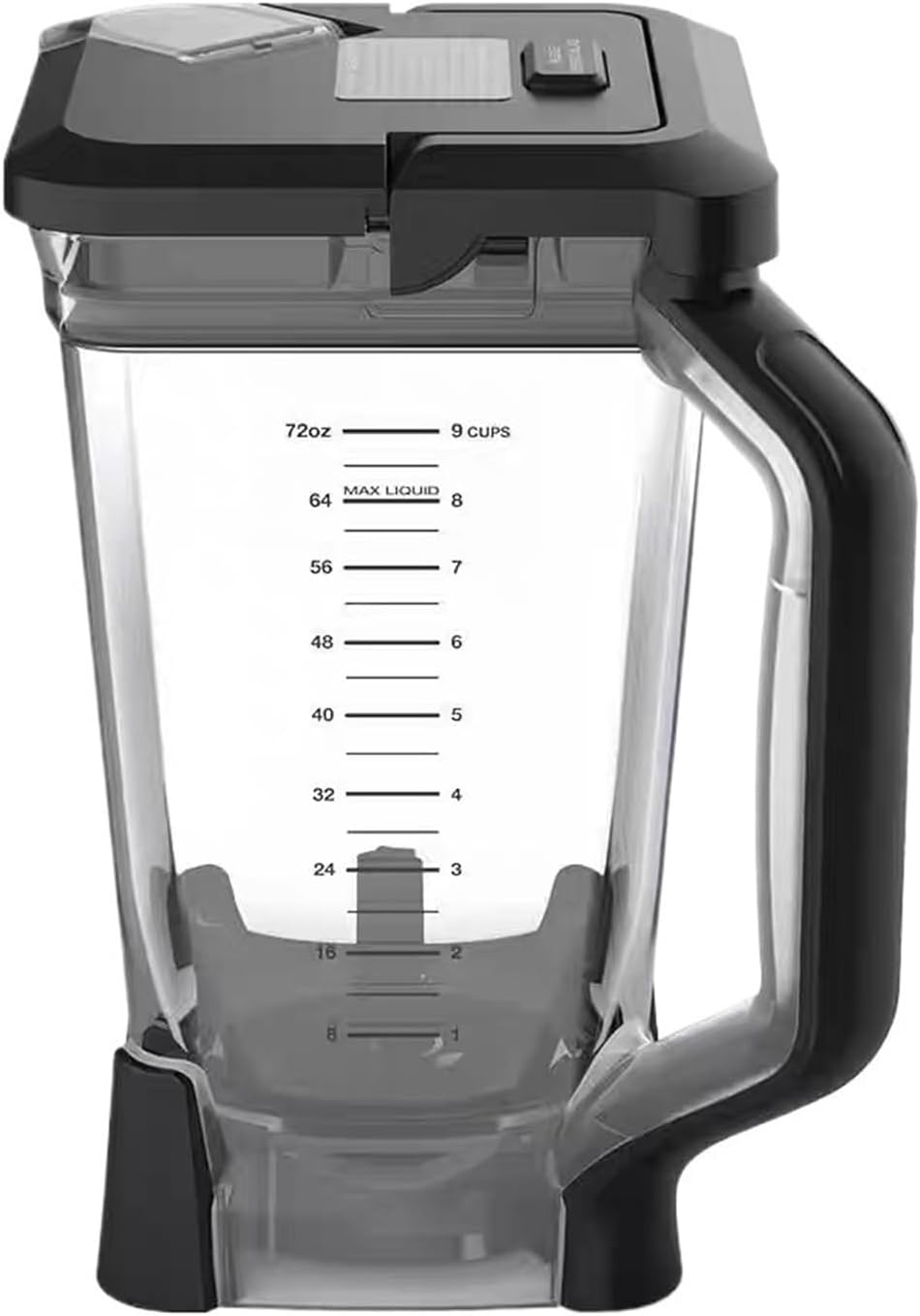 72OZ Blender Cup + Lid + Blade，Compatible For Ninja， BL660 BL661 BL770BL610(Cup with lid)