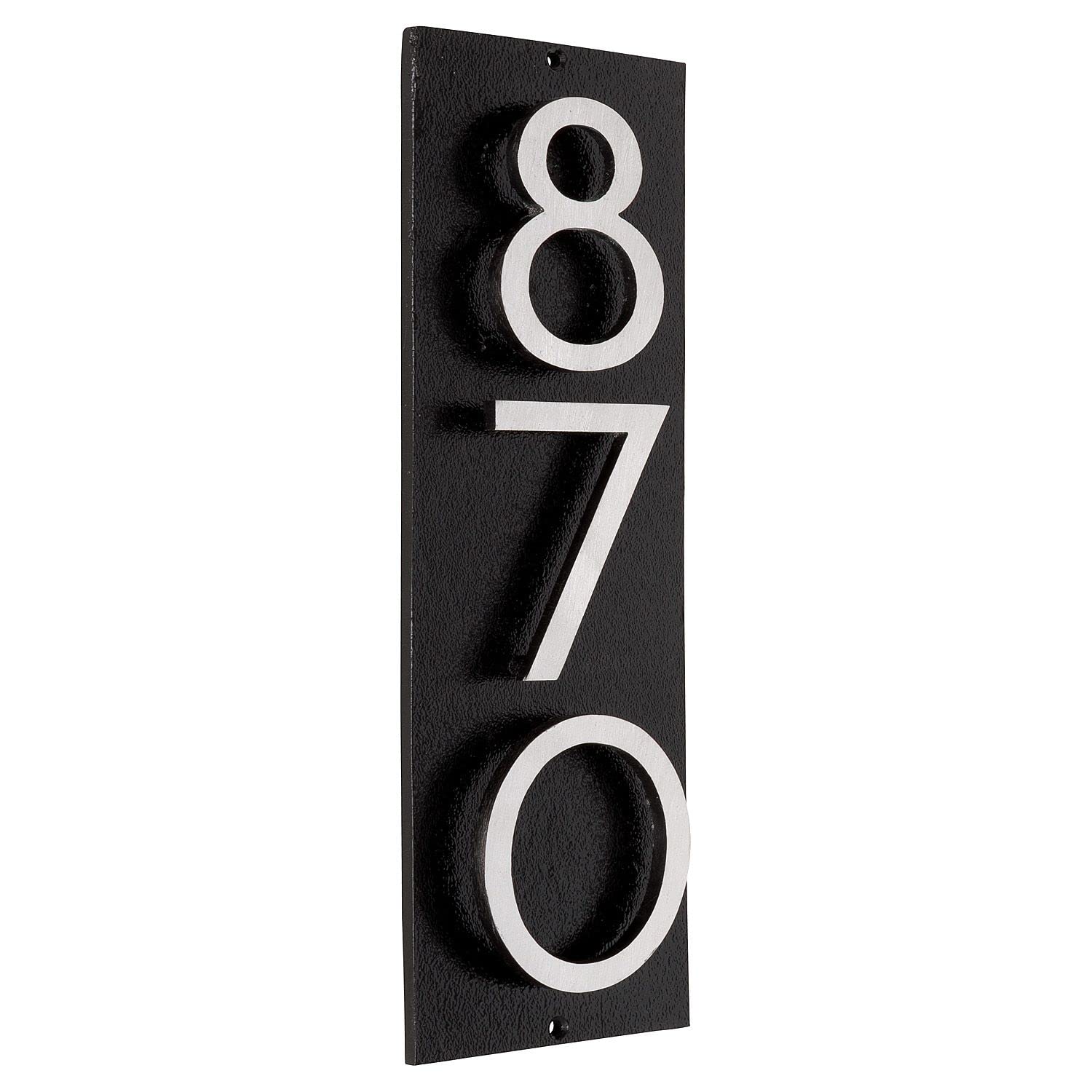 Amazon.com: Montague Metal Products Floating Modern 3‘’ Number Vertical ...