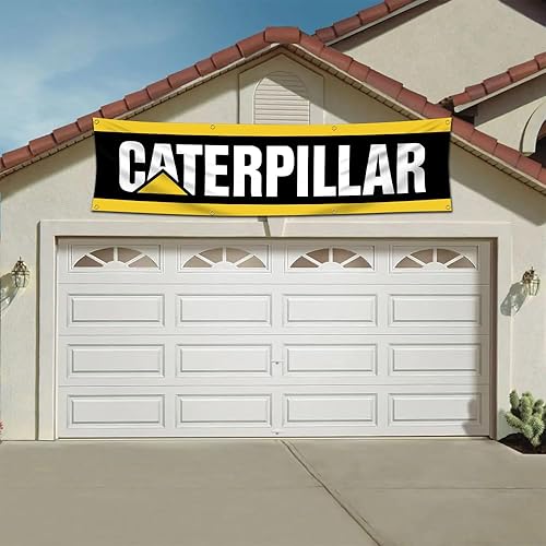 Miniatura 2 de ENMOON Bandera de gato diesel Power Banner 2x8ft Garage Shop Decoración de pared