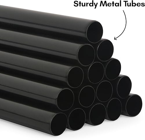 Miniatura 7 de Americanflat Organizador de zapatos  Estante de almacenamiento de 4 niveles con marco reforzado y tubos de metal  Zapatero negro para armario,