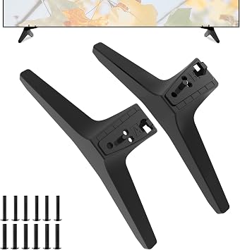TV Legs for LG TV Stand Legs, for 65 Inch LG TV Legs 65UJ6540 65UJ6200PUA 65UK6200 65UK6300 65UK6500 65UM7100 65UN7300 65UN6955ZUF 65UJ630T 65UJ635T 65UJ6320 Replacement Legs with Screws