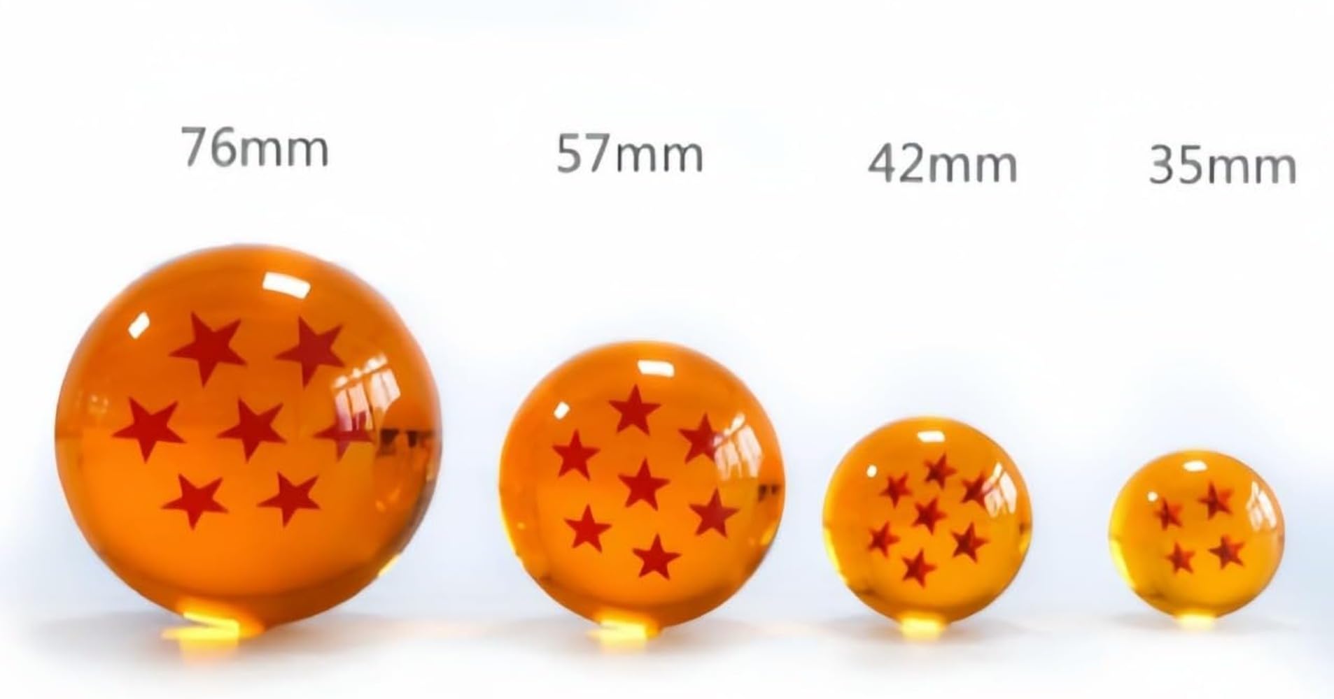 Amazon.co.jp: FryWare ドラゴンボール クリスタルボール 透明星