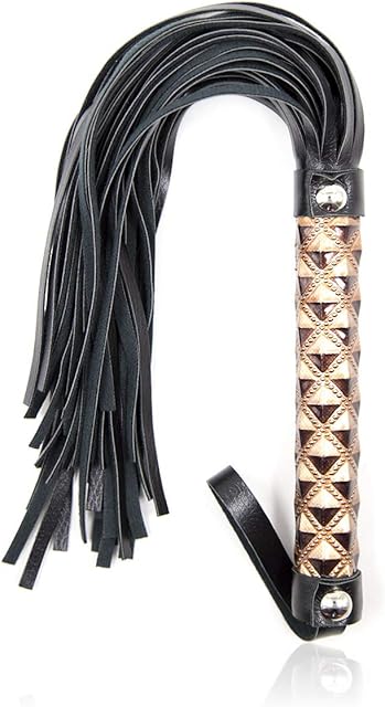 Fuwok Faux Leather Riding Whips and Crops M07 40CM/15.7INCH