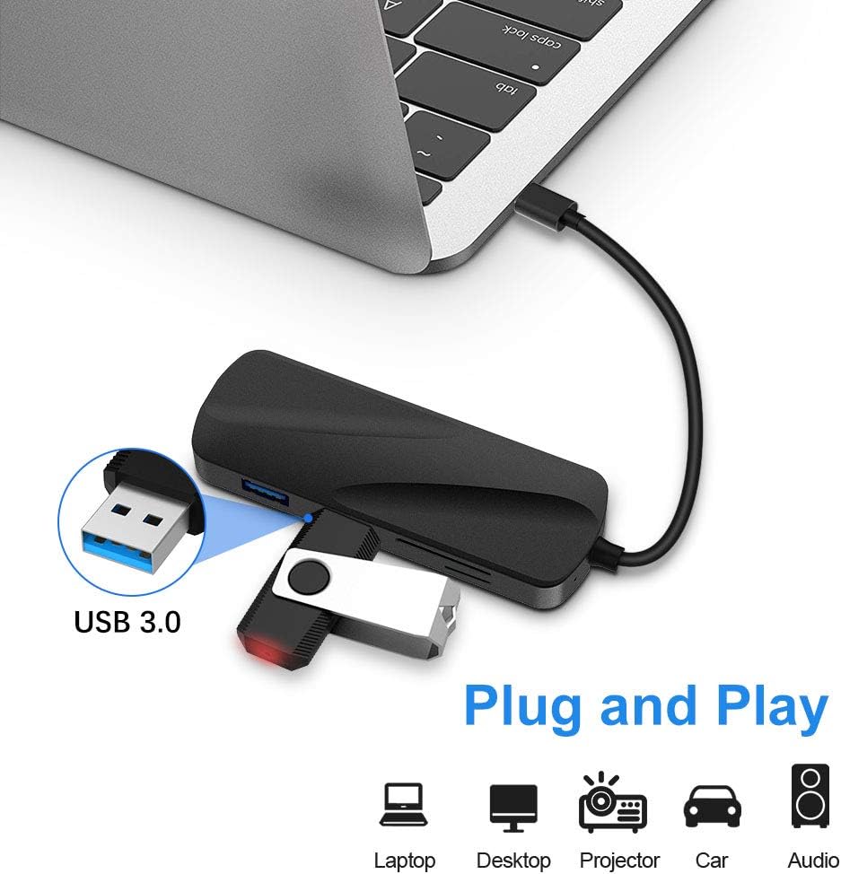 USB Flash Drive 64GB 3 Pack, K&ZZ USB 3.0 Flash Drives Thumb Drive Memory Stick Transfer Speed Up to 100MB/s Fold Data Drive Swivel Design - Black 64 GB