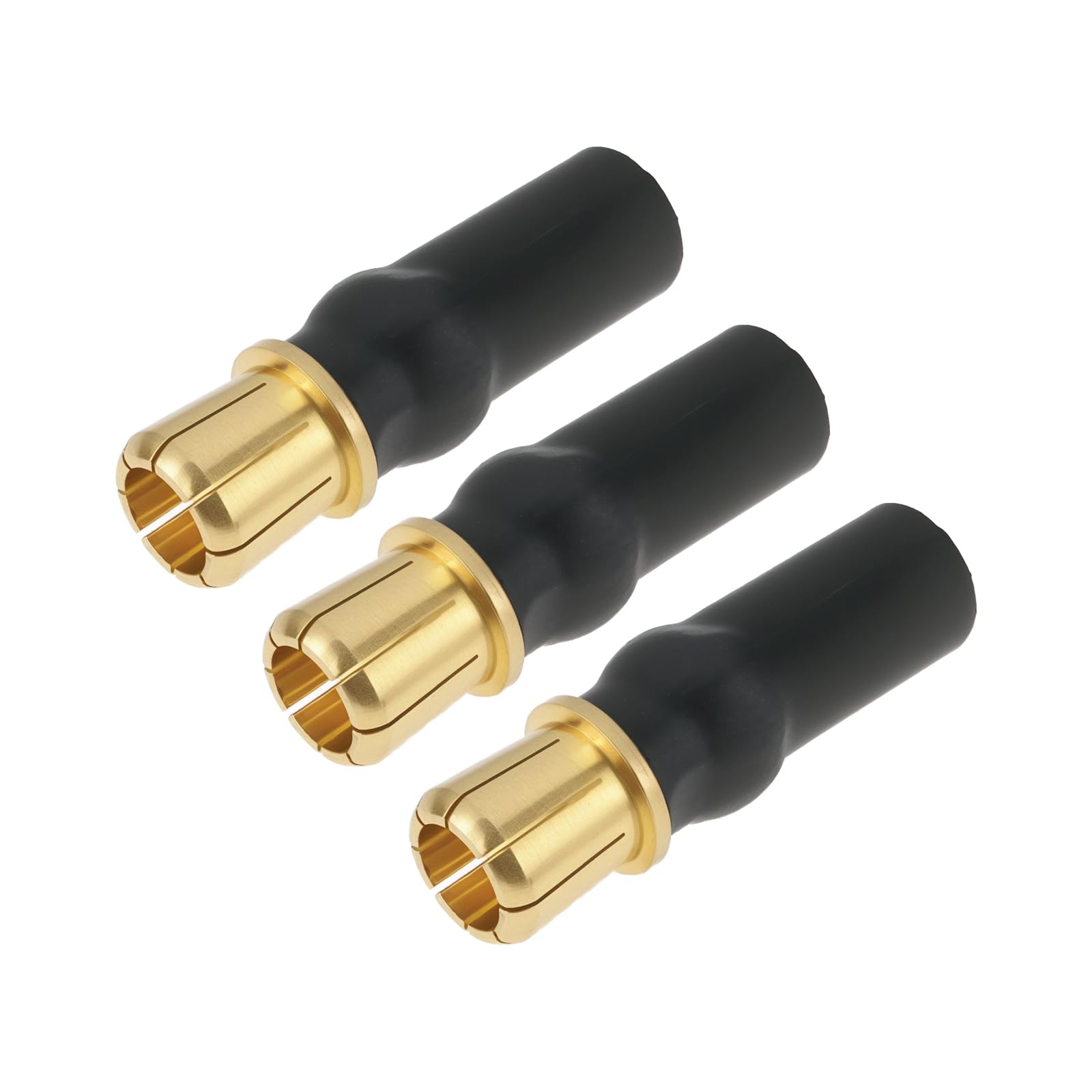 The Lord of the Tools 3PCS RC Remote Control Car Connector Adapter 6.5mm Female 8mm Male Bullet 29mm Compatible with Castle XLX2 ESC 6.5MM Motor