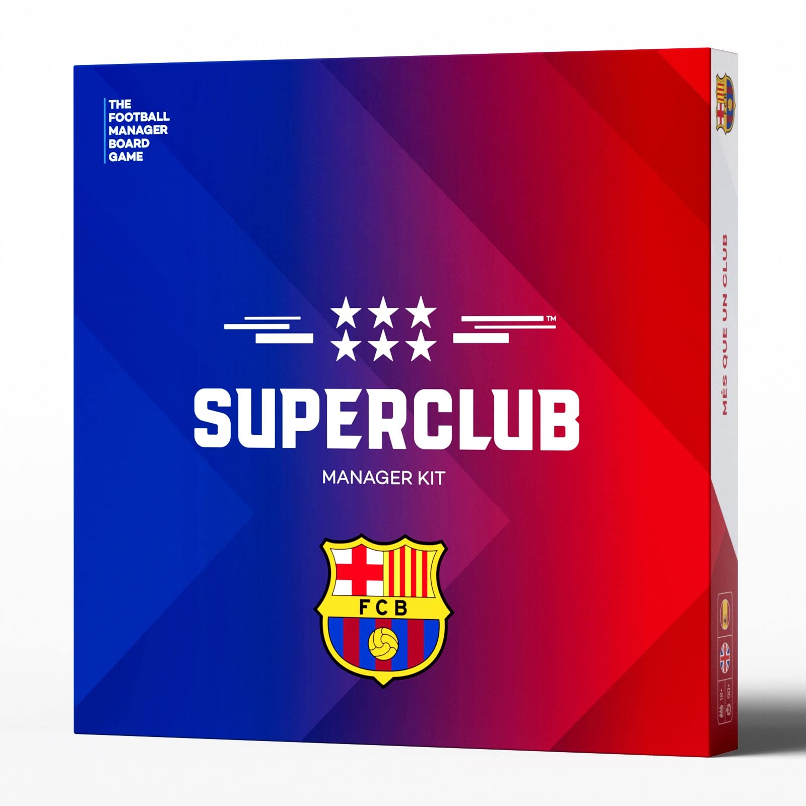 SUPERCLUB FC Barcelona Manager Kit | Expansion | The Football Manager Board Game