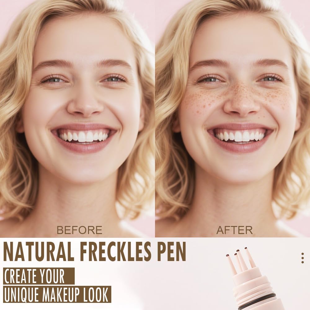 Freckle Pen - Realistic Sun-Kissed Makeup for Sensitive Skin, 2.0 Medium, 1.5 ml (Pack of 1) - Image 3