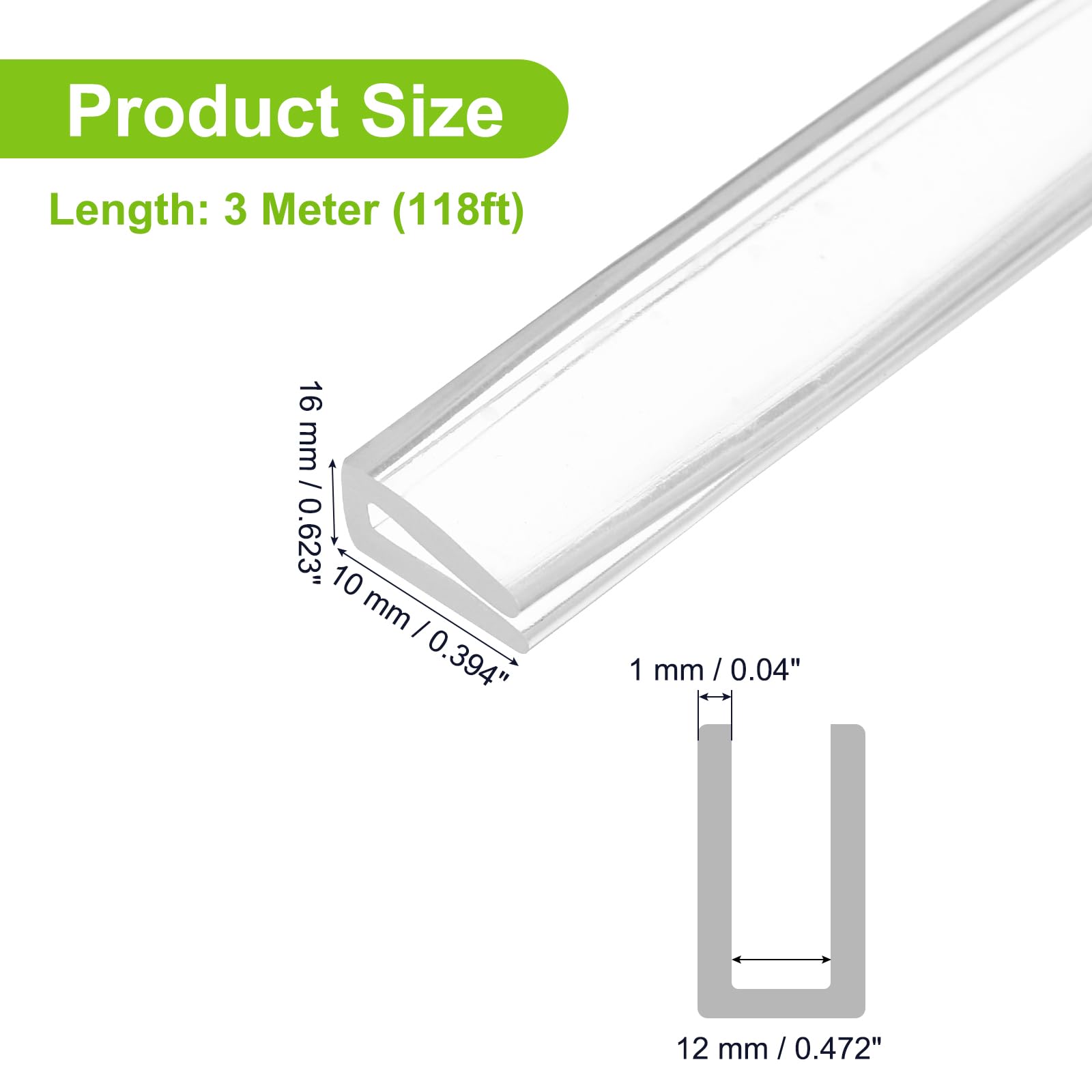 PATIKIL Rubber Seal Strip - Image 2