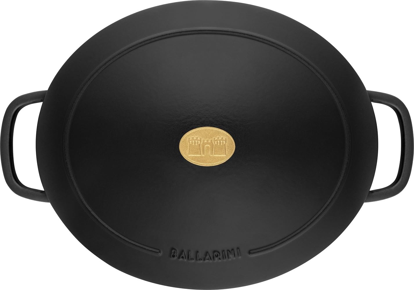 Ballarini Bellamonte Cocotte 31 cm, Ovale, Noir, Fonte