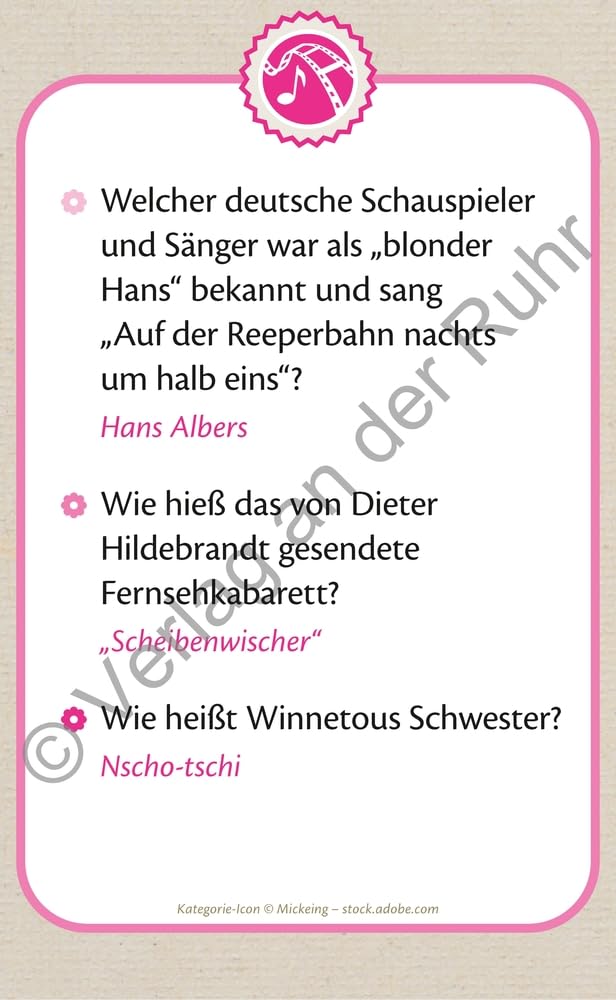 Die große Quizbox für Senioren: Ein Kartenspiel-Set zu lebensweltorientierten Themen in drei Schwierigkeitsstufen