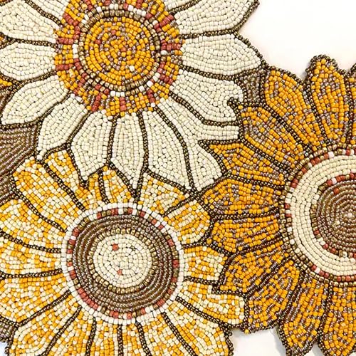 Image of Made for You Beautiful Beaded Table Runner Craftsmanship, Decorative Runner for Center & Dining Table, Pack of 1 Measure 13 X 36 Inches