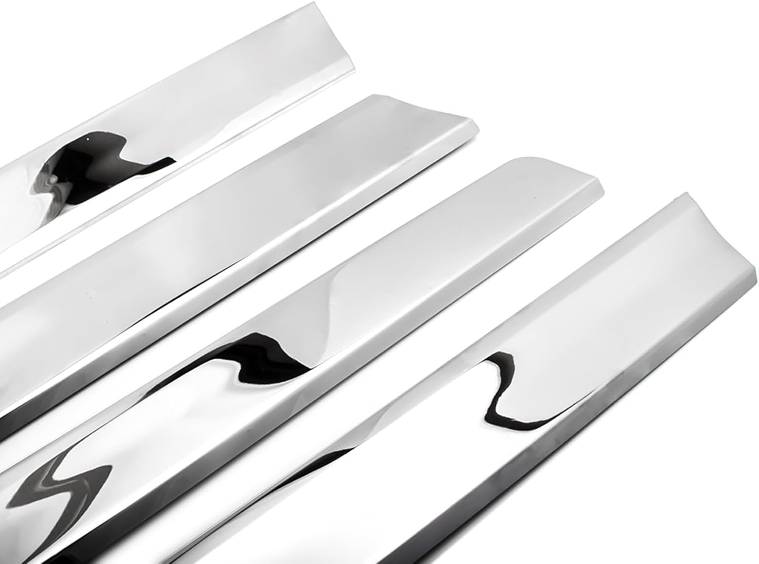 x xotic tech Chrome Car Body Side Door Molding Protector Cover Trim Strip Stainless Steel Protector Guard Exterior Accessories Compatible with Nissan Rogue 2014 2015 2016 2017 2018 2019