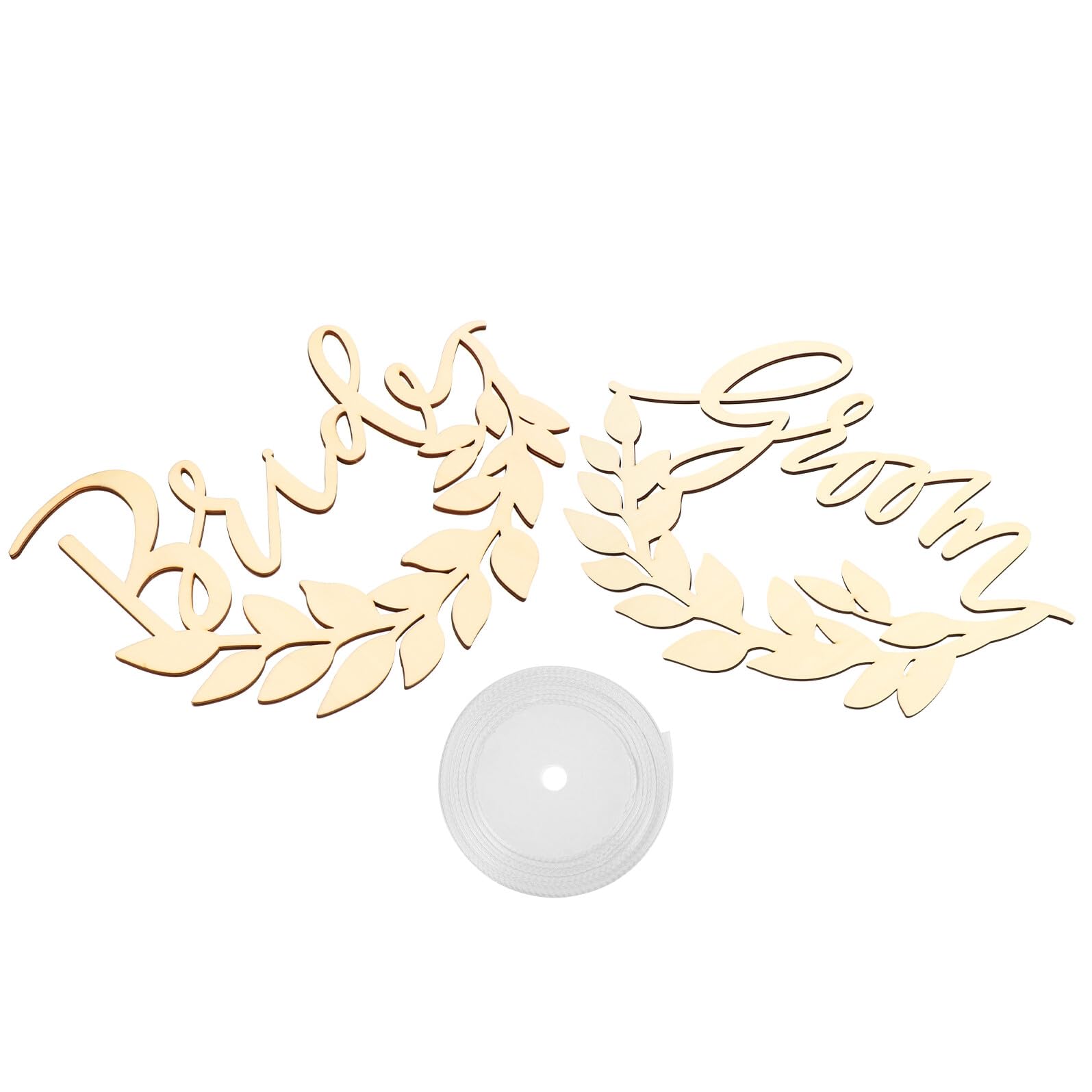 TOYANDONA 1 Satz Stuhllehnenanhänger für Hochzeit Hängender Hochzeitsanhänger mit Braut und Bräutigamlogo Wiederverwendbare Hochzeitsdekoration für Stühle und Türen