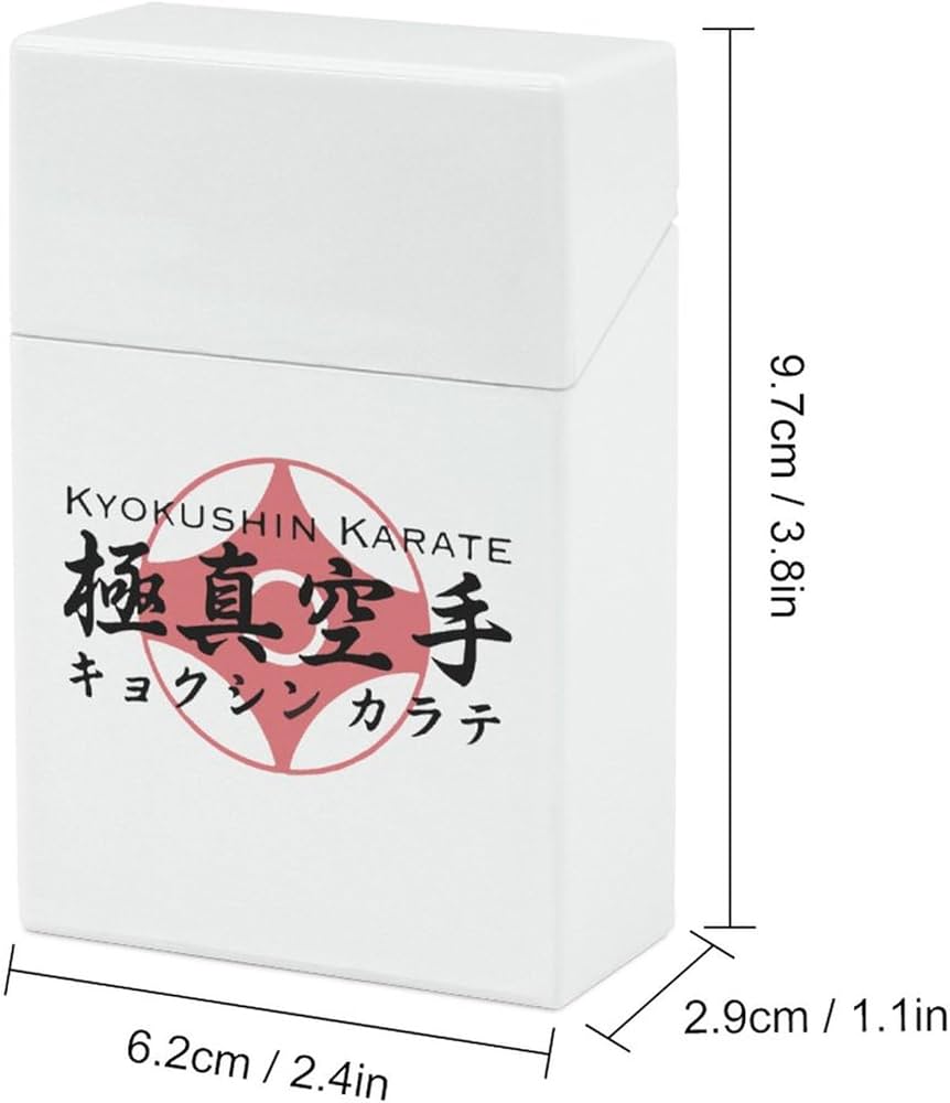 Amazon | タバコケース 極真空手 漢字 タバコ箱 シガレットケース