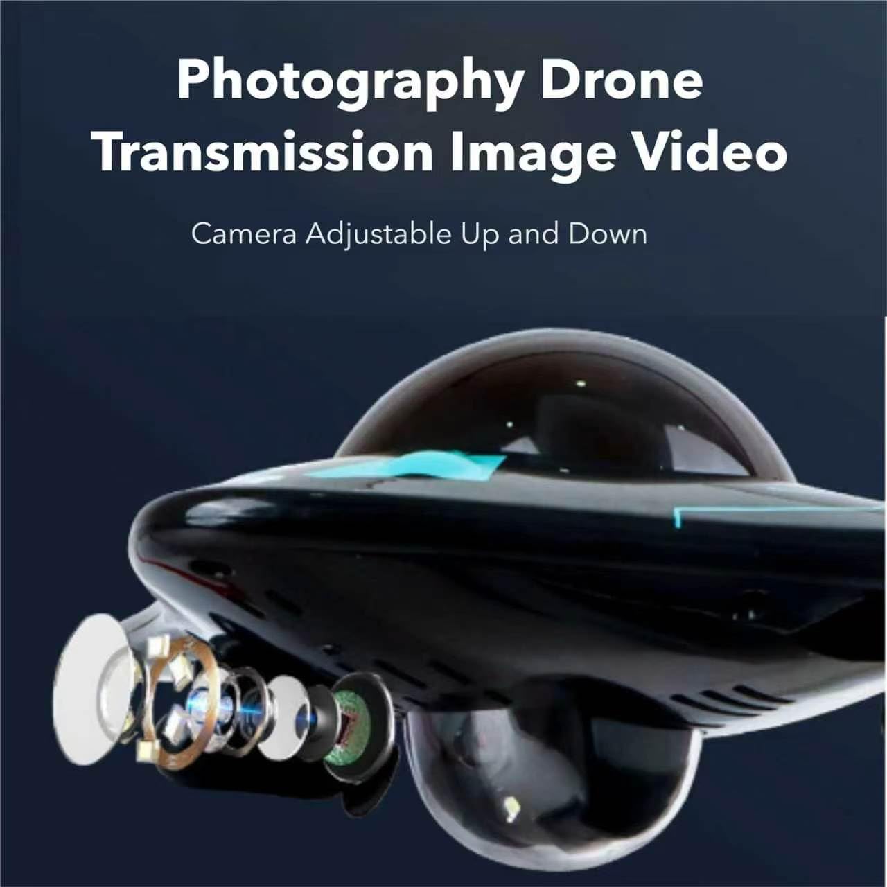 Caméra de drone sous-marin, connectivité avec contrôle d'application intelligente et phare LED, transmission d'image en temps réel en Full HD 1080p, pour l'exploration sous-marine et les jouets pour a