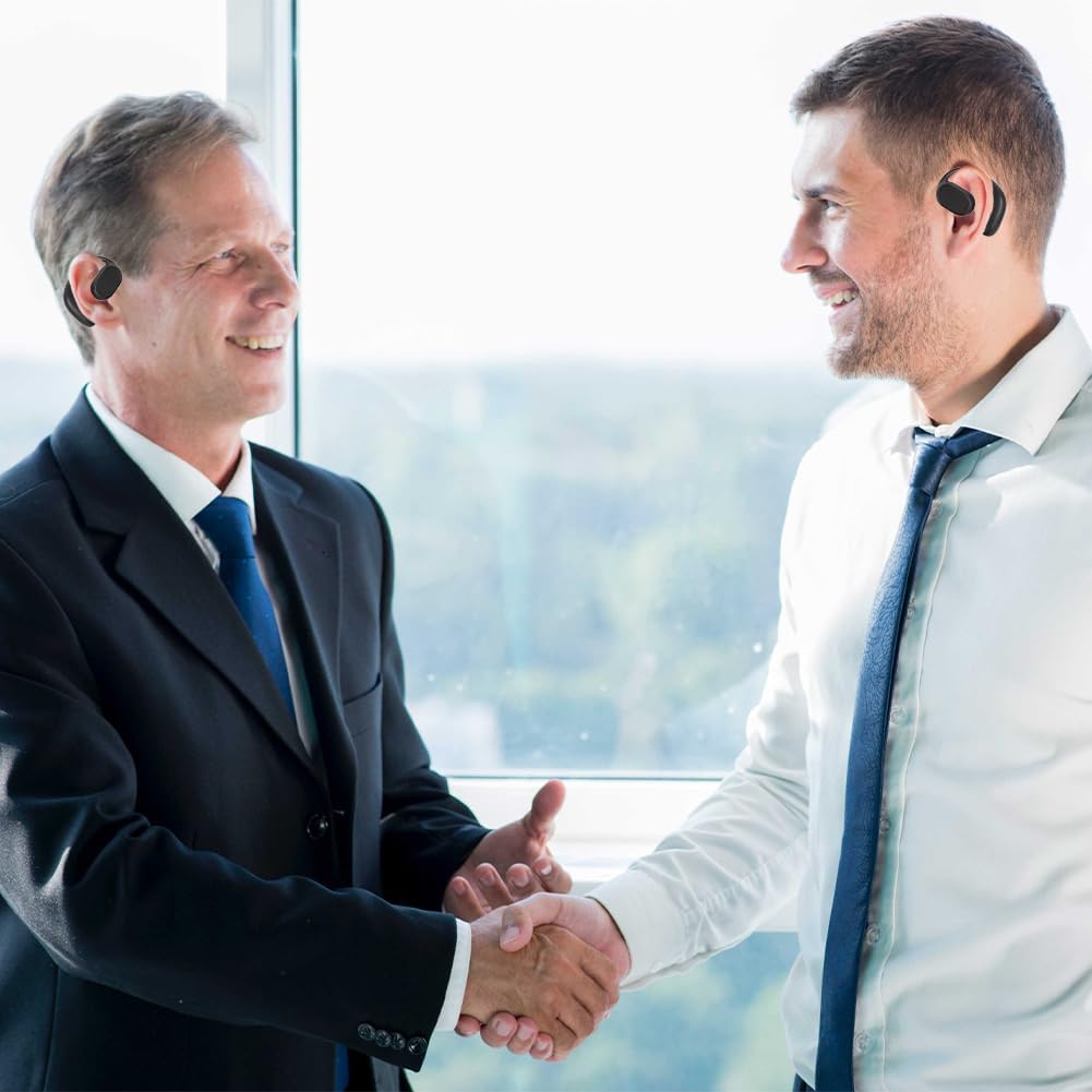 Translator Earbuds, Translation Earphones 144 Language Translating Ear Bud Real Time Translat Device Online Voice Headphones 70 Accents HiFi Stereo for Travel Business Learning Call(Black) - Image 2