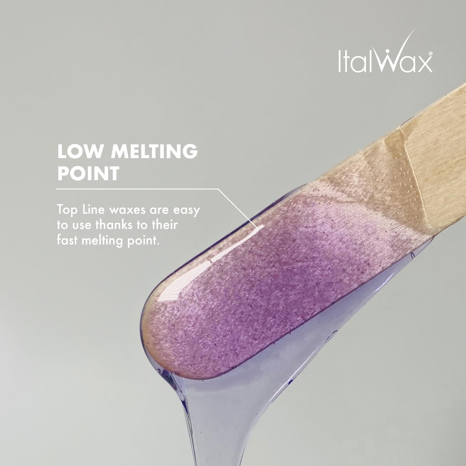 Italwax Top Line Orchid - 750g - Cera elástica en perlas para depilaciòn sin bandas - Formulación sintética ideal para pieles sensibles - Recomendado para la zona bikini y las axilas – Aroma orquídea
