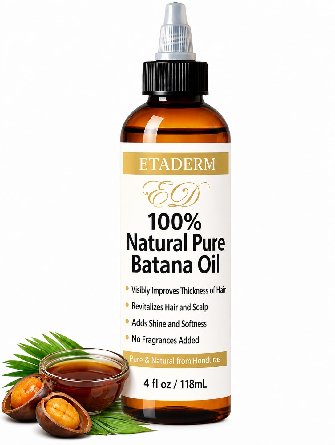 Raw Batana Oil - Natural Hair Growth Oil for Thicker Hair