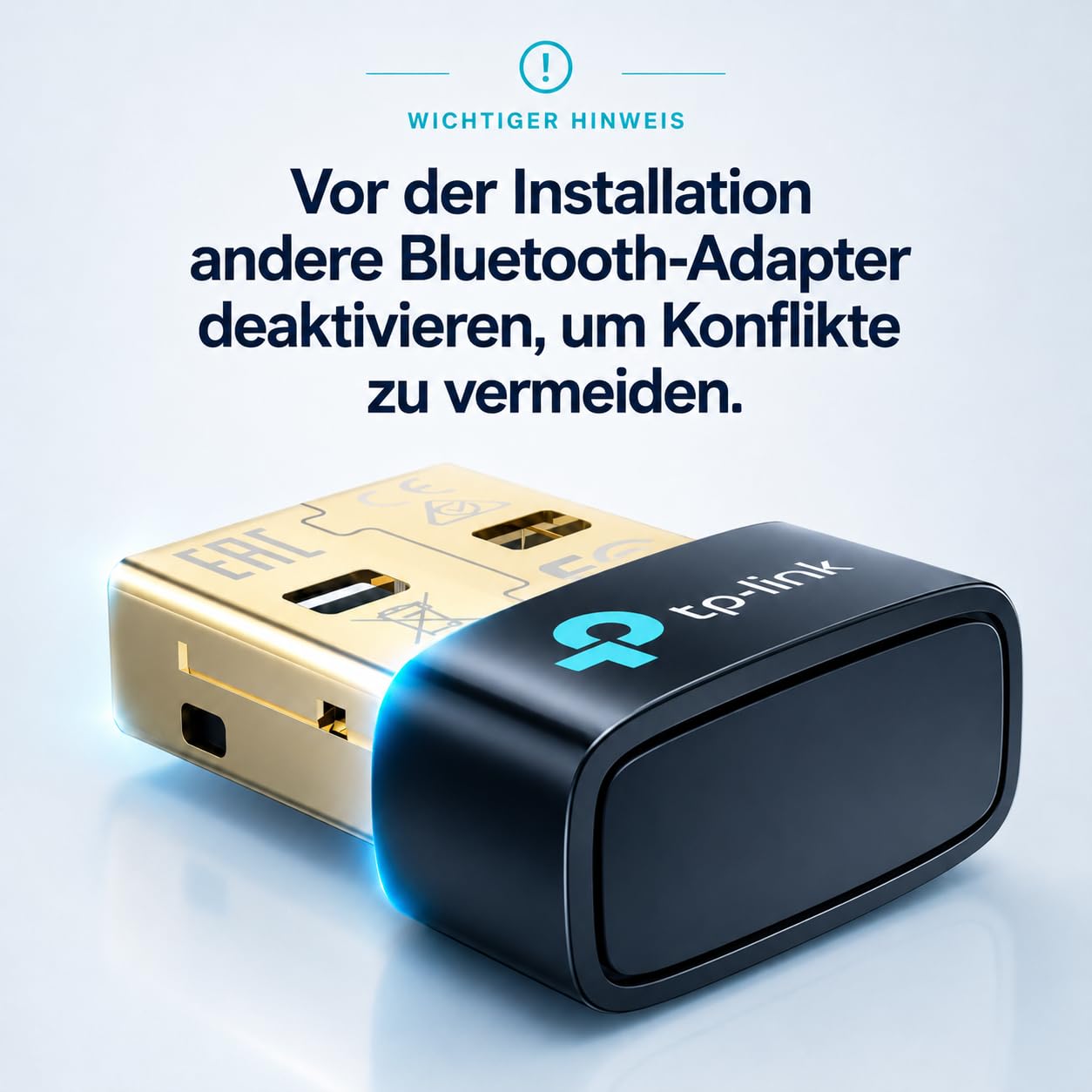 TP-Link UB600 Bluetooth 6.0 Adapter Dongle für PC, USB Bluetooth Stick für Maus/Tastatur/Kopfhörer/Handy/Controller, Plug & Play… – Ansicht 3
