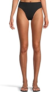 Savannah Bikini Bottom for Women, Eco-Friendly Wide Ribbed Two-Piece Swi...