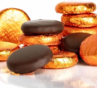 Whittakers Creme Assorted Chocolates Collections With Christmas Box - Variety Colors of Foiled Wrapped Chocolates 500g, Whittakers Orange Cremes