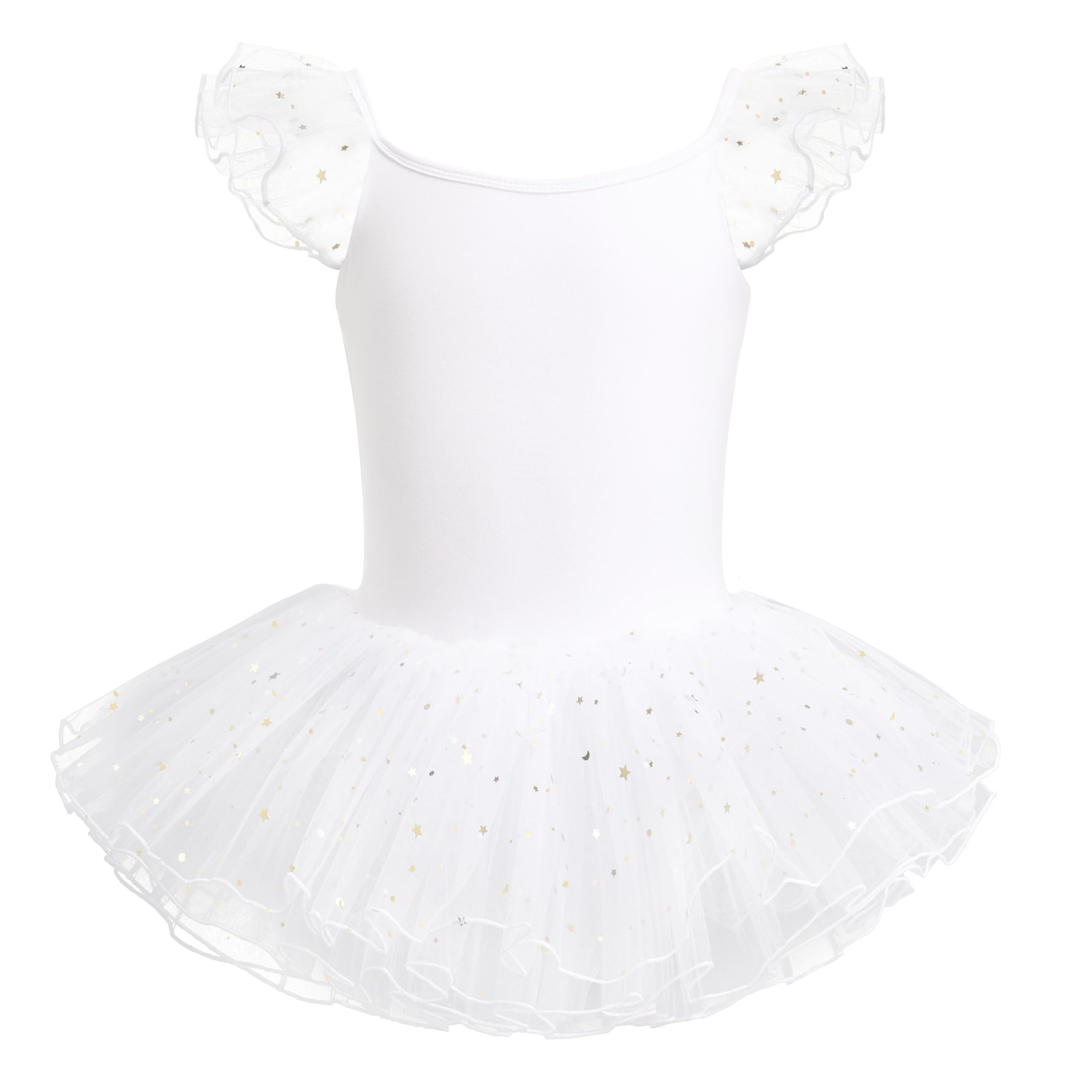 HIPPOSEUS Niña Tutu Vestidos de Ballet Maillot de Danza Gimnasia Leotardo Body Clásico para Niñas Body Traje de Baile,Y-04WDM — view 9