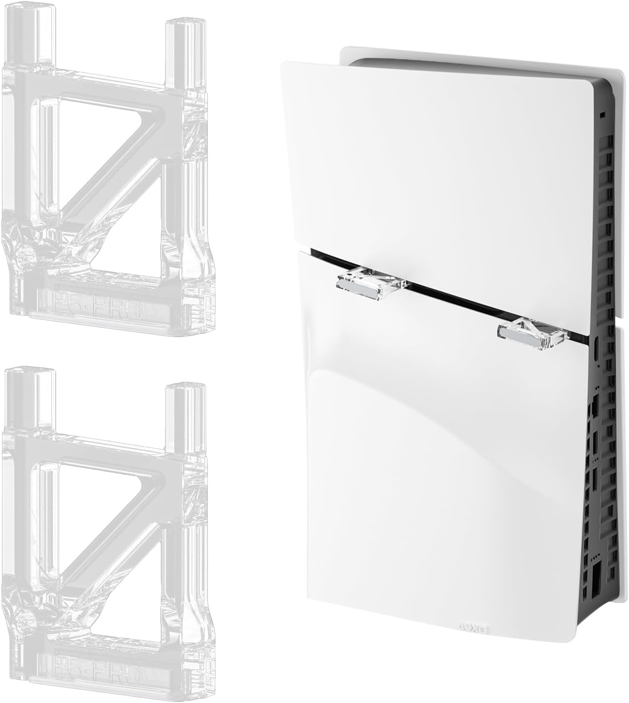 Horizontal Stand for PS5 Slim | Vertical Stand for 2/3 Pieces Game Console | Game Console Accessories with Simple Heat Dissipation Stand for Playstation 5 Slim