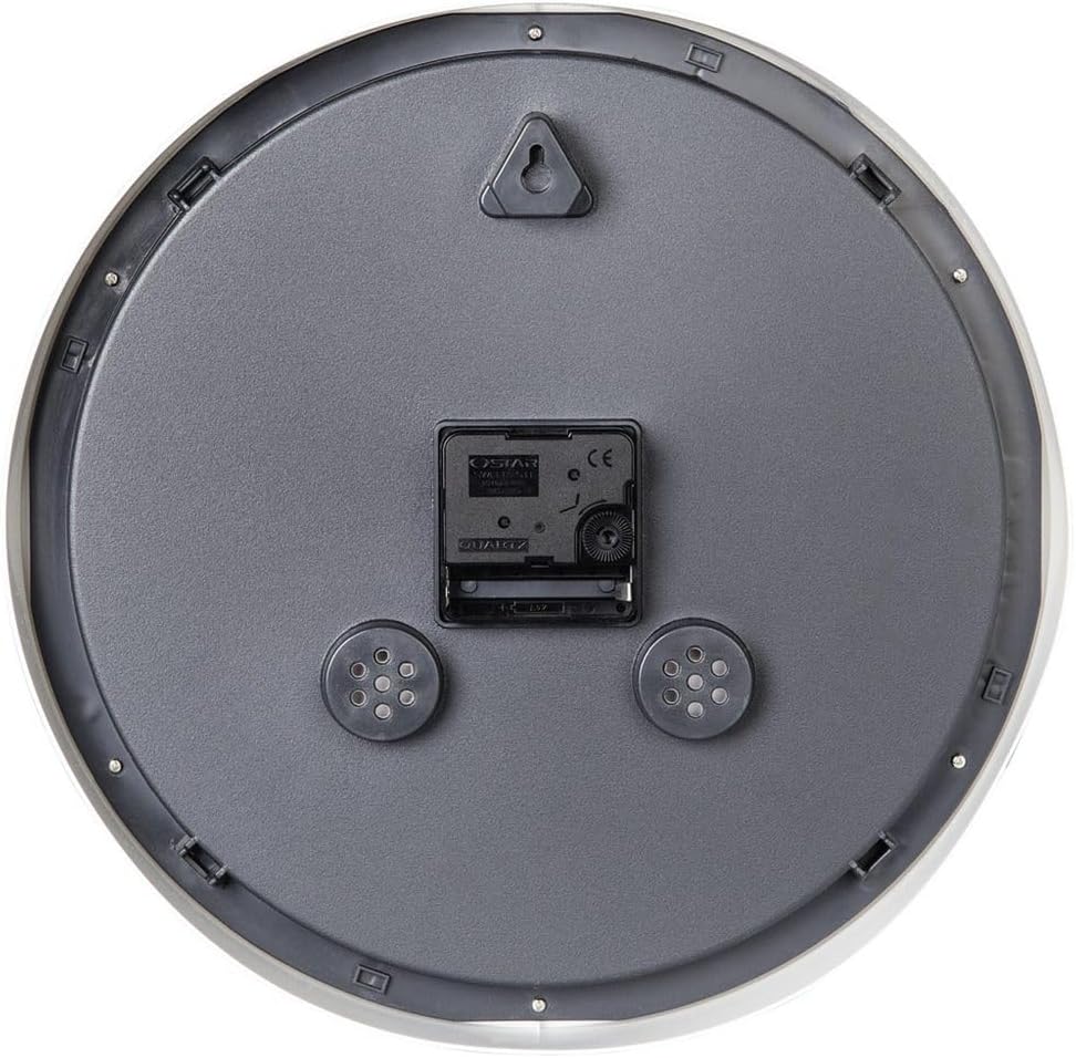 Hama Easy Learning AA Wall Clock, Multi-Colour, White, Plastic, Glass, 455 g, 30 cm