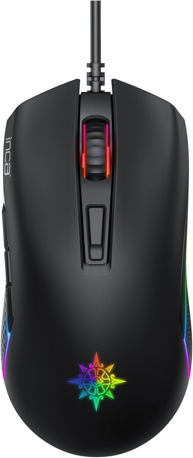 INCA IMG-GT14 PRO Optical Gaming Mouse 3600 DPI RGB Logo