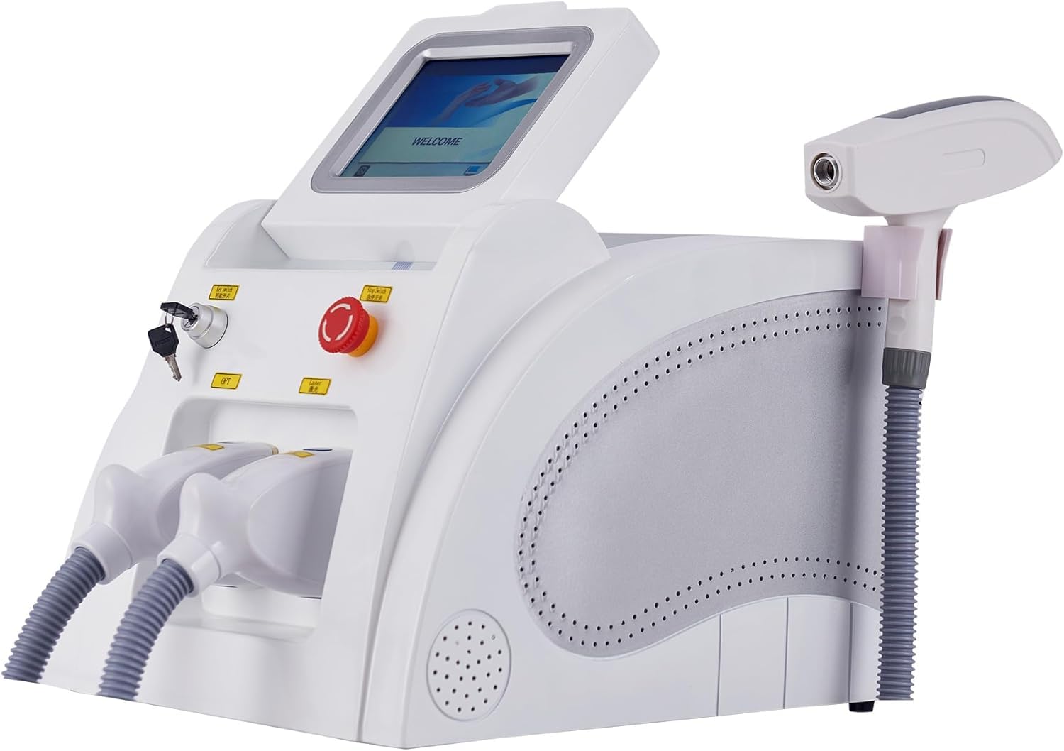 Máquina Para Depilación IPL Láser Congelado 2 en 1 OPT, Eliminación Láser de Tatuajes en Picosegundos Equipo Para el Cuidado de la piel