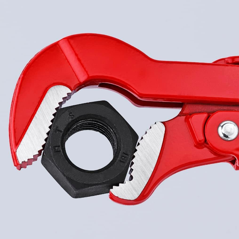 KNIPEX Llave para tubos en forma de S recubierto de pintura pulverizada, rojo 570 mm, 83 30 020