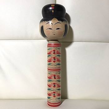 Amazon | 伝統こけし 遠刈田系 湯田こけし 小林定雄 高さ30cm