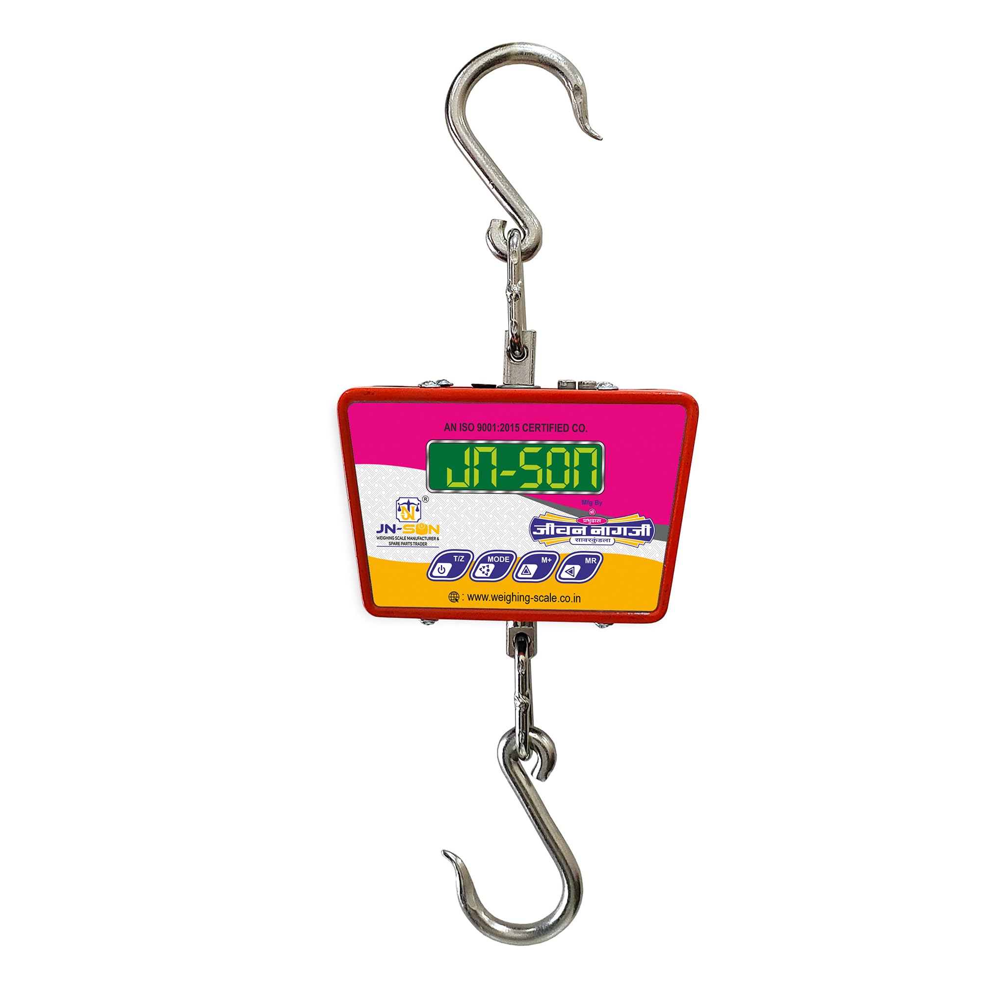 JN-SON 200 Kg Industrial Heavy Duty Hanging Scale 4 Volt - Portable Electronic Weighing Crane Scale-picture-23