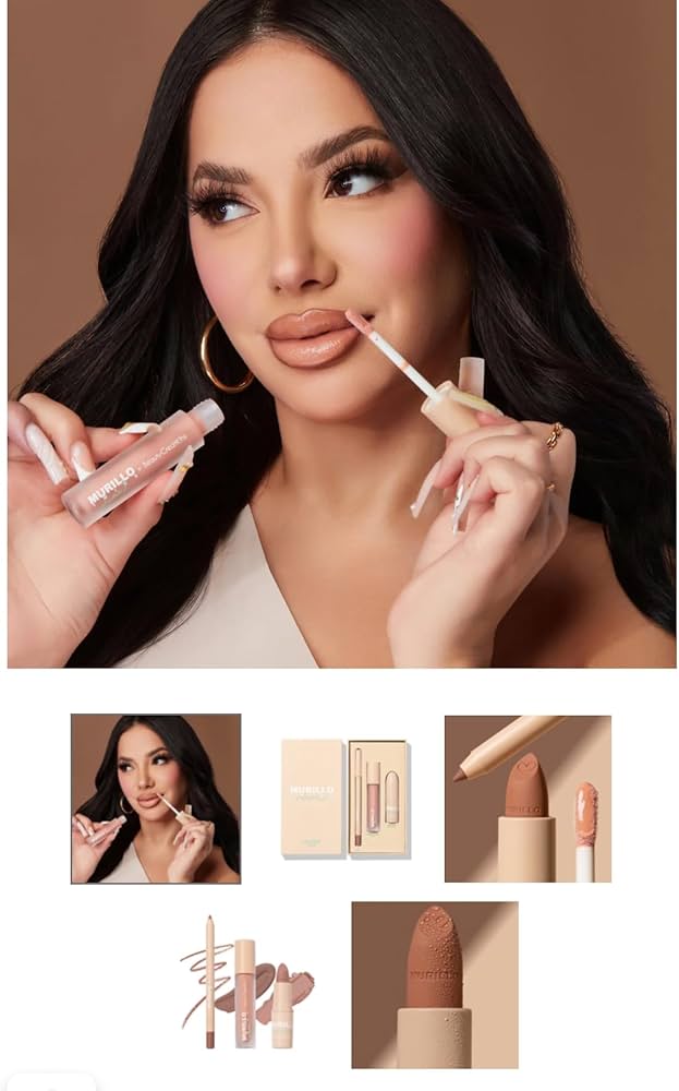 Amazon.com: beauty creation murillo twins love me nude lip trio