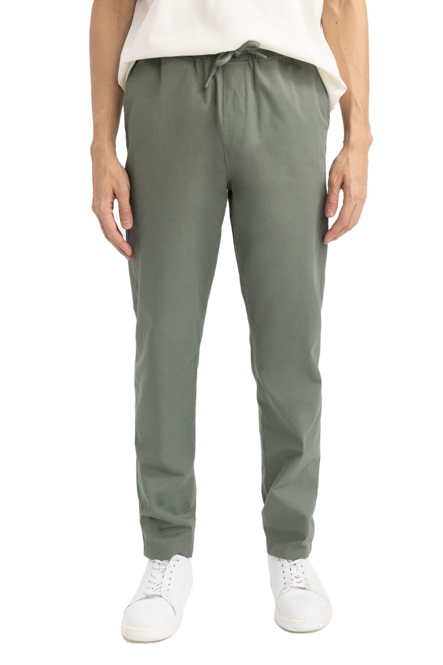 DeFacto Men's Sweatpants, Khaki, W40
