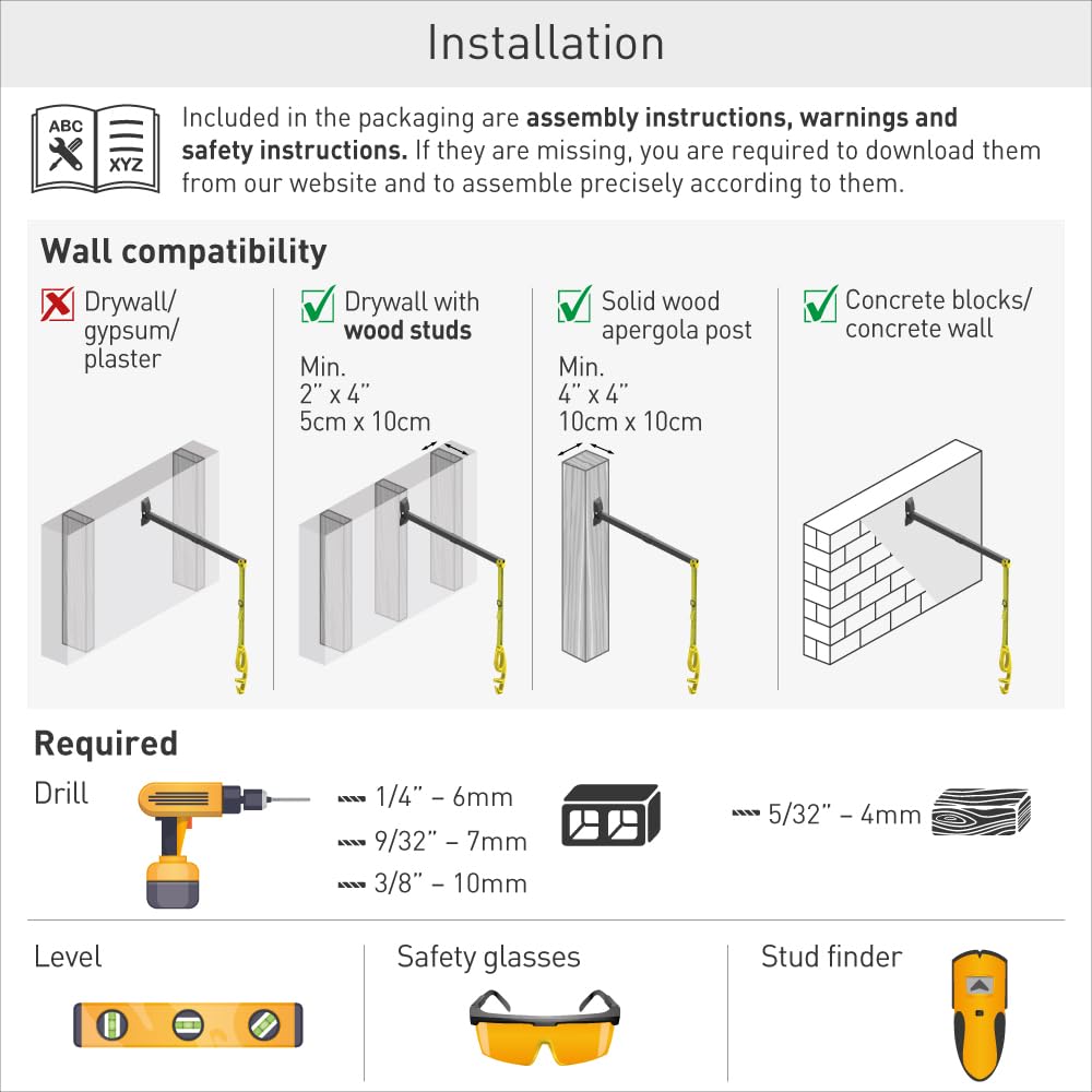 Barkan Cable de Carga EV Protector de Pared de 32 Pulgadas, Revestimiento de Zinc Resistente a la Intemperie para Interiores y Exteriores, para Cable de vehículo eléctrico