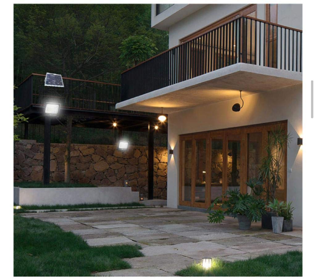TEMPO DI SALDI Faro 400W A Led Smd Con Pannello Solare E Sensore Crepuscolare Con Telecomando