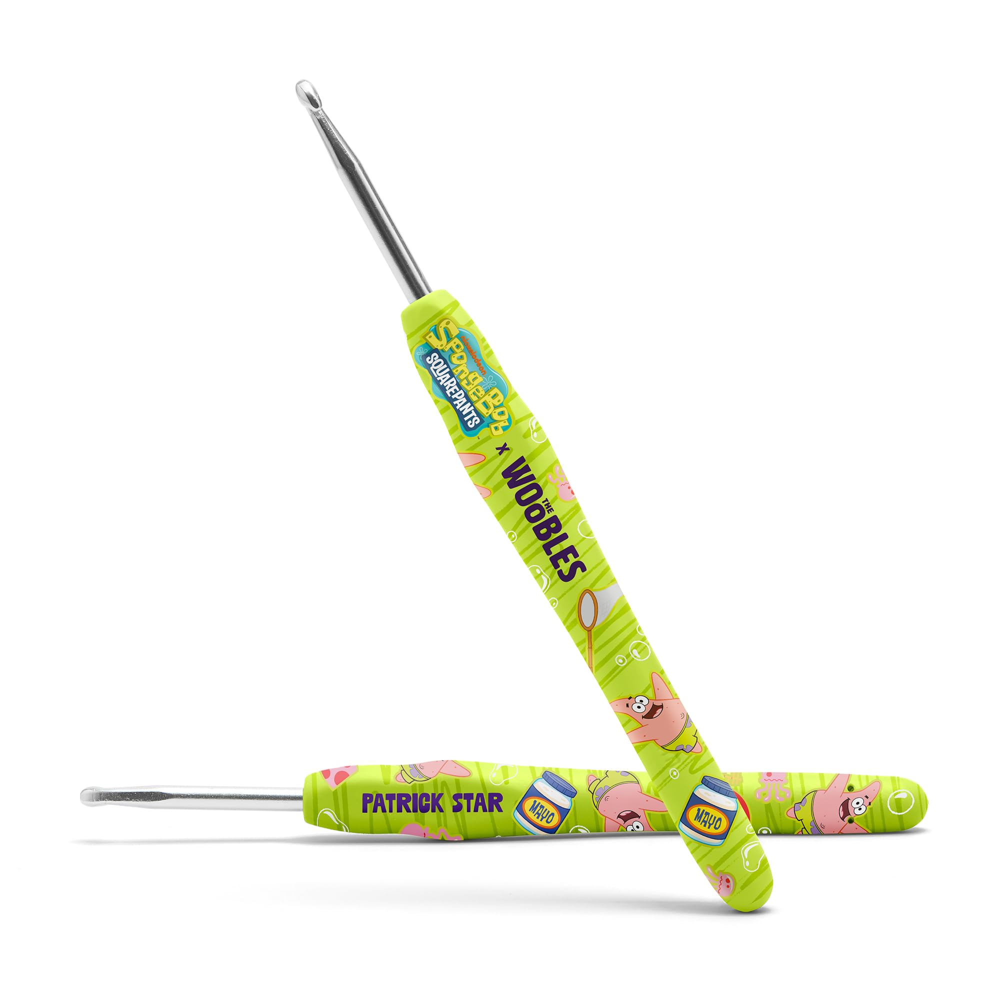 The Woobles Crochet Kit for Beginners – Spongebob Squarepants Craft Kit with Easy Peasy Yarn for Adults & Young Crafters, As Seen On Shark Tank, Step by Step Video Tutorials (Patrick Star) - 4