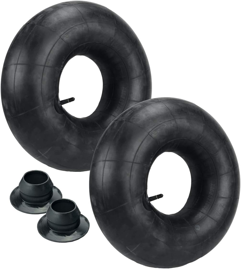 (2) Two 6-14 6.00-14 7-14 Farm Tractor Implement Tire Inner Tubes with Bushings
