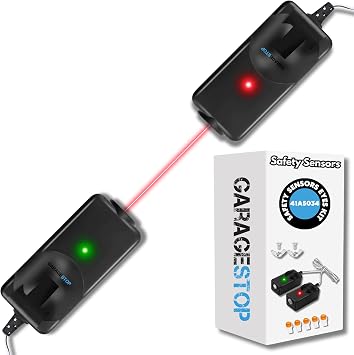 41A5034 Safety Sensor Eyes Only, Compatible with Craftsman Liftmaster Sears Chamberlain Garage Door Openers After 1997, Garage Door Sensor Replacement Kit